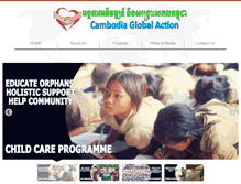 Tablet Screenshot of cambodiaglobalaction.org